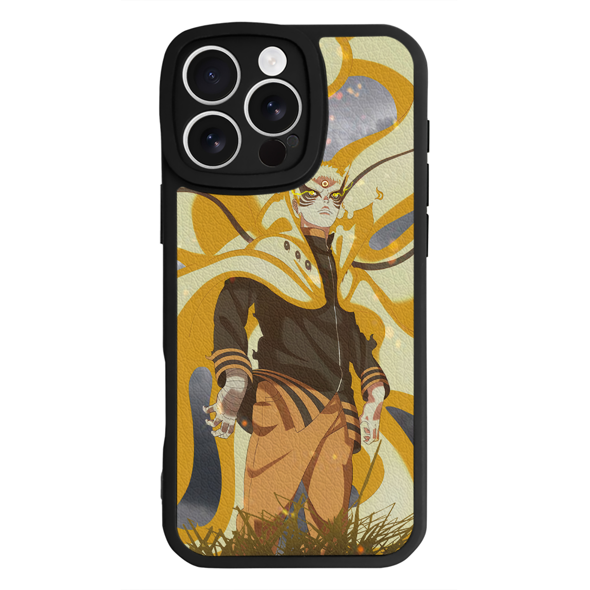 （画像用） NARUTO -ナルト- NARUTO -ナルト- 疾風伝 【iPhone 16シリーズ対応】シリコンスマホケース（レザー調） 材質：シリコン